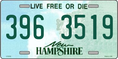 NH license plate 3963519