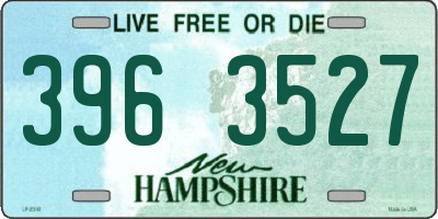 NH license plate 3963527