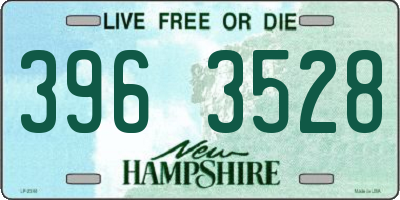 NH license plate 3963528