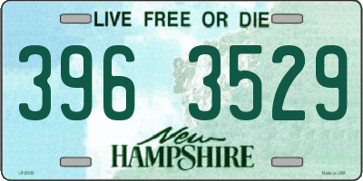 NH license plate 3963529