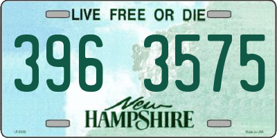 NH license plate 3963575