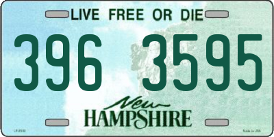 NH license plate 3963595