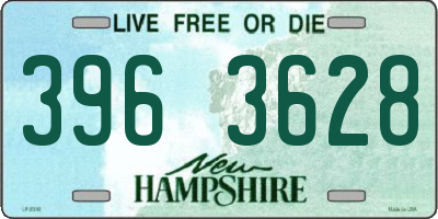 NH license plate 3963628