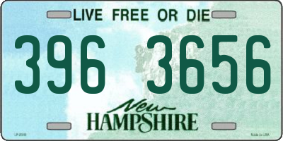 NH license plate 3963656