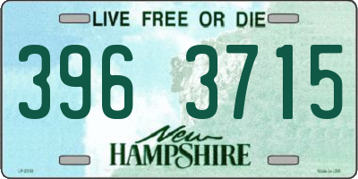 NH license plate 3963715