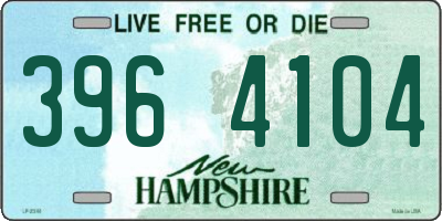 NH license plate 3964104
