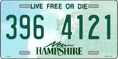 NH license plate 3964121