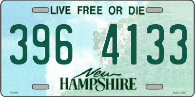 NH license plate 3964133