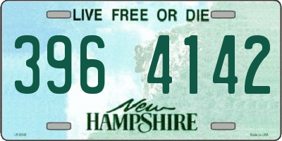 NH license plate 3964142