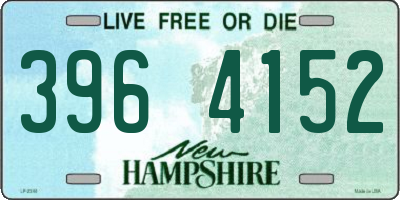 NH license plate 3964152