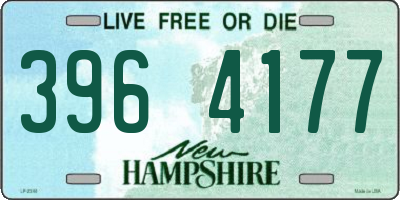 NH license plate 3964177