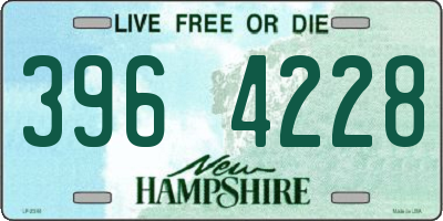 NH license plate 3964228