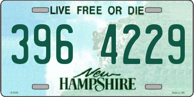 NH license plate 3964229