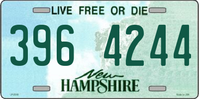 NH license plate 3964244