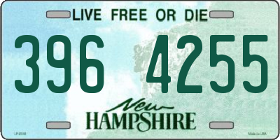 NH license plate 3964255