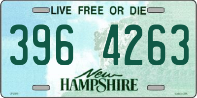 NH license plate 3964263