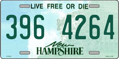 NH license plate 3964264