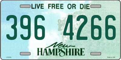 NH license plate 3964266