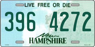 NH license plate 3964272