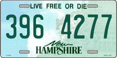 NH license plate 3964277
