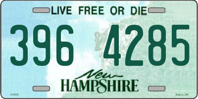 NH license plate 3964285