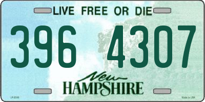 NH license plate 3964307