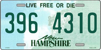 NH license plate 3964310