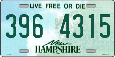 NH license plate 3964315