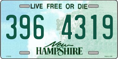 NH license plate 3964319
