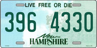 NH license plate 3964330