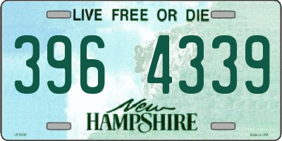 NH license plate 3964339
