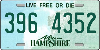 NH license plate 3964352