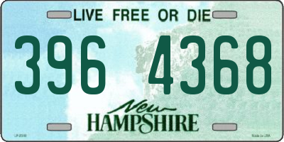 NH license plate 3964368