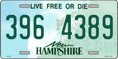 NH license plate 3964389