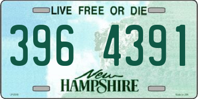 NH license plate 3964391