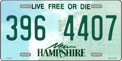 NH license plate 3964407