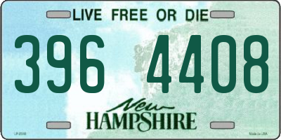 NH license plate 3964408