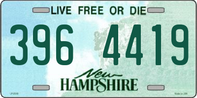 NH license plate 3964419