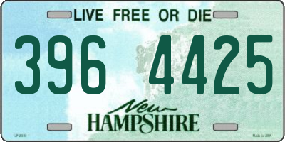 NH license plate 3964425