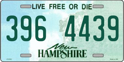NH license plate 3964439