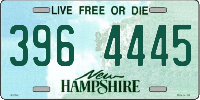 NH license plate 3964445