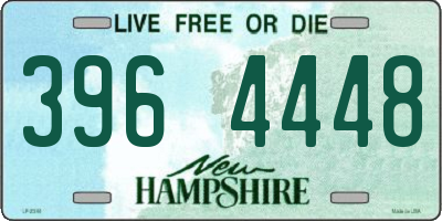 NH license plate 3964448