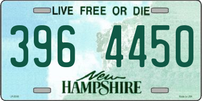 NH license plate 3964450