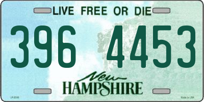 NH license plate 3964453