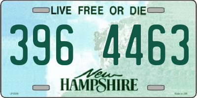 NH license plate 3964463
