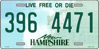 NH license plate 3964471