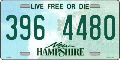 NH license plate 3964480