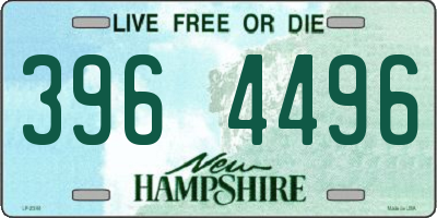 NH license plate 3964496