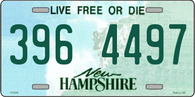NH license plate 3964497