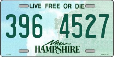 NH license plate 3964527